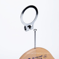 hotel anti-theft wooden clothes hangers with anti theft ring